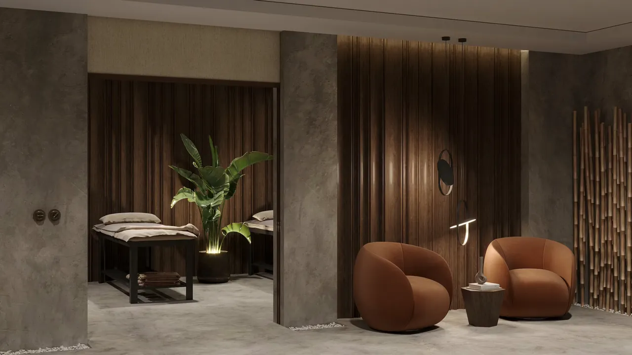 Warm, tranquil spa interior with a comfortable massage bed at DISHA Daynight Out Spa Home Massage in Patna